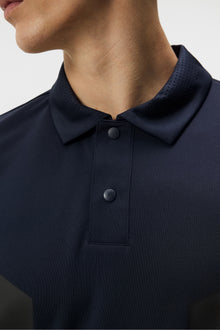 Men | Diamond Mesh Polo | JL Navy