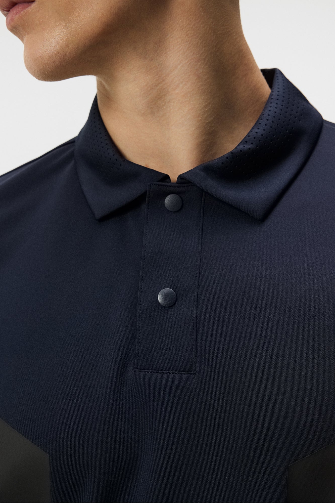 Men | Diamond Mesh Polo | JL Navy