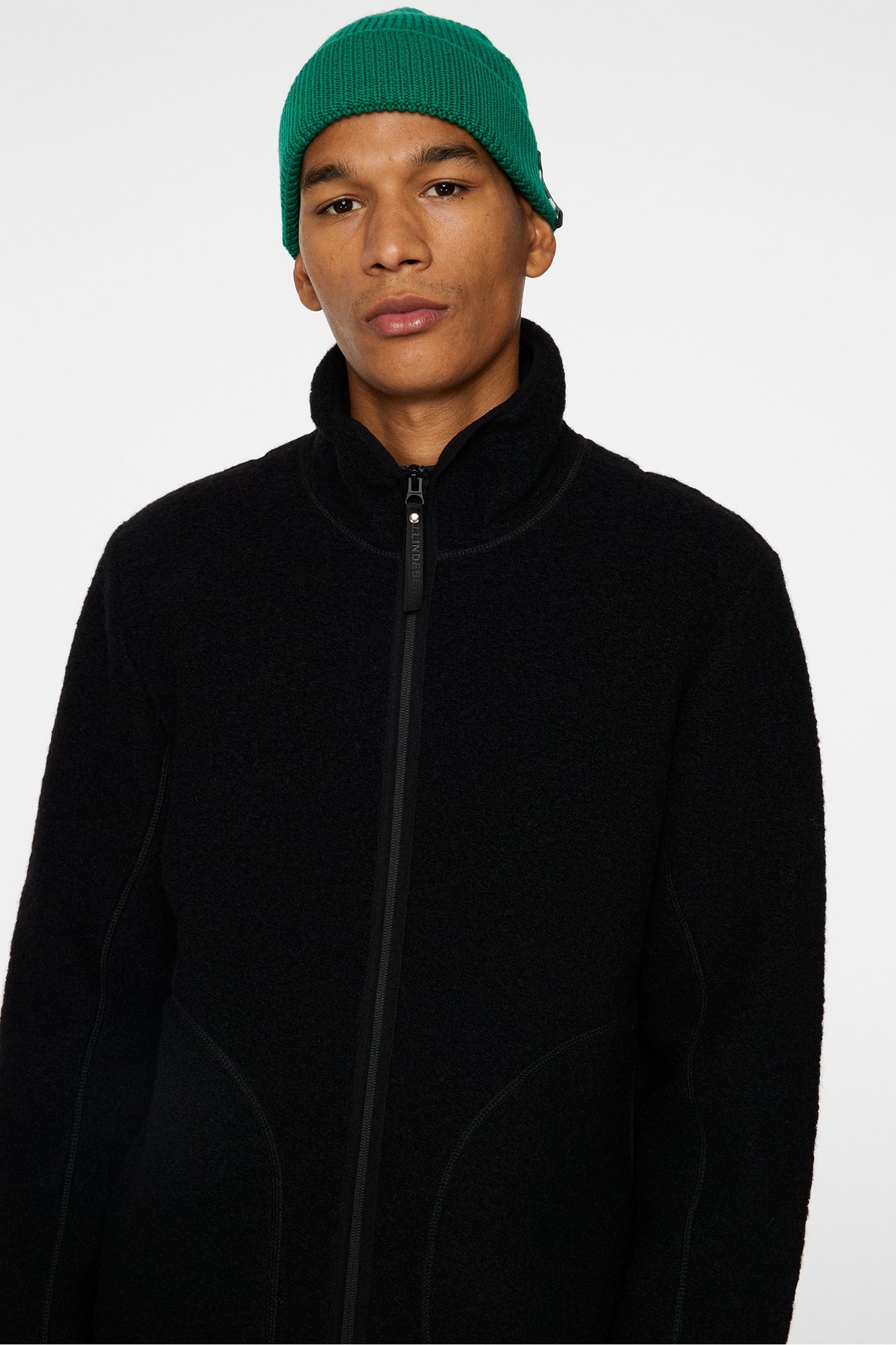 Men | Dustin Wool Fleece Jacket | Black