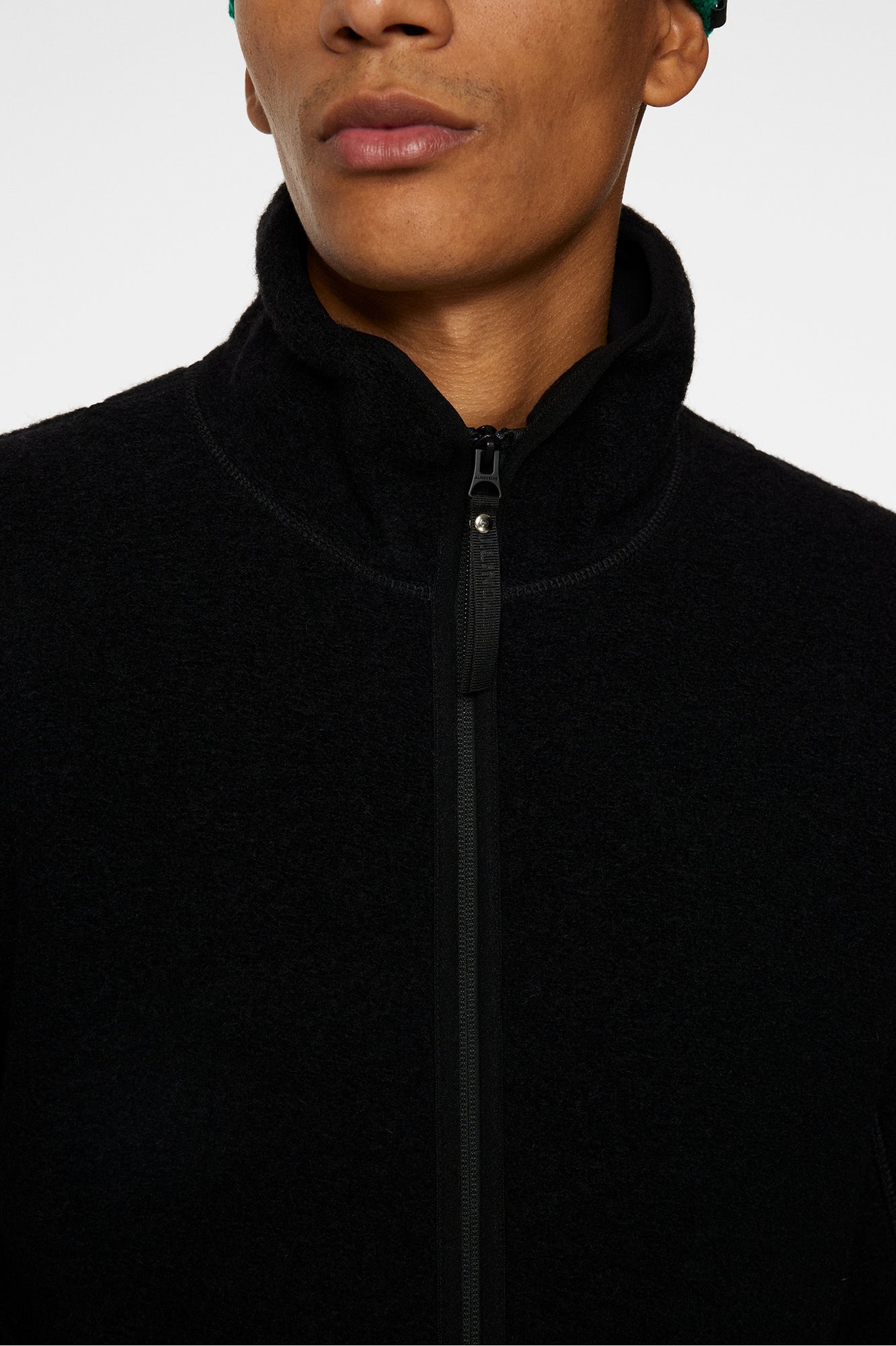 Men | Dustin Wool Fleece Jacket | Black