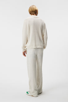 Men | Edmondo Collar Cardigan | Cloud White