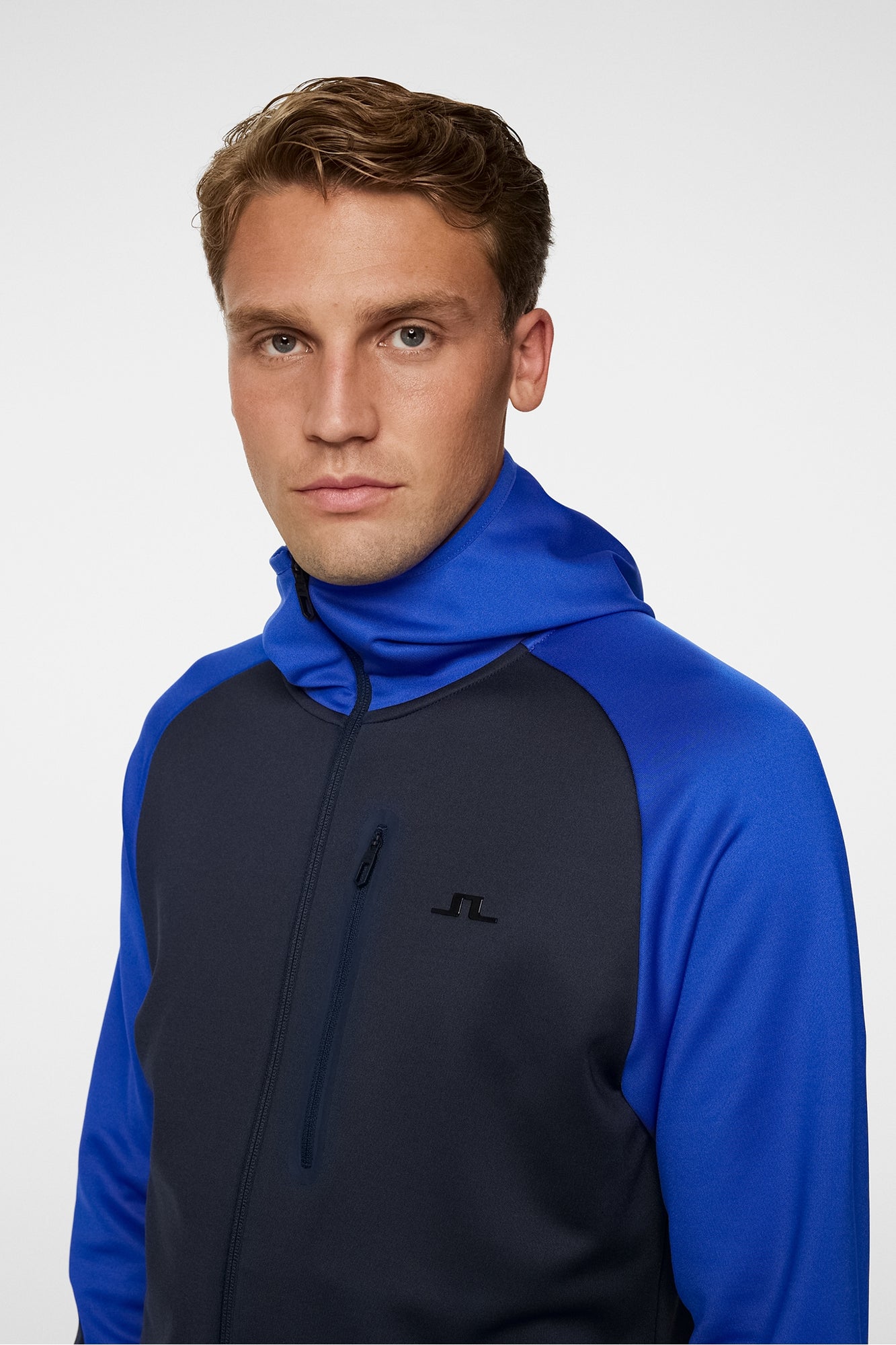 Men | Elevation Full Zip Hood | JL Navy