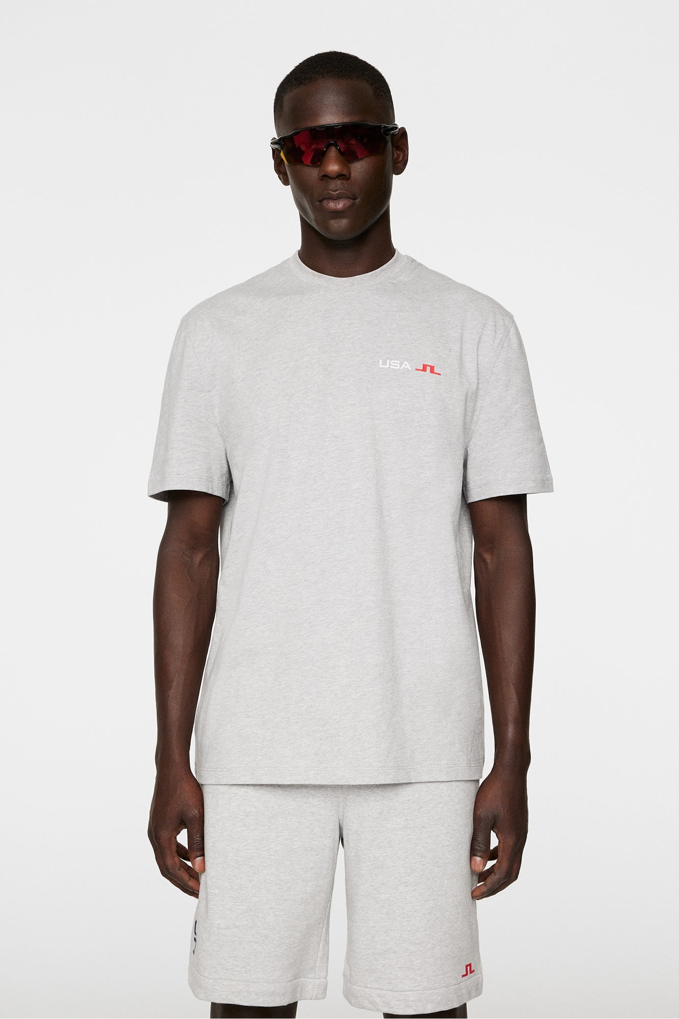 Men | Elie Unisex T-Shirt | Light Grey Melange