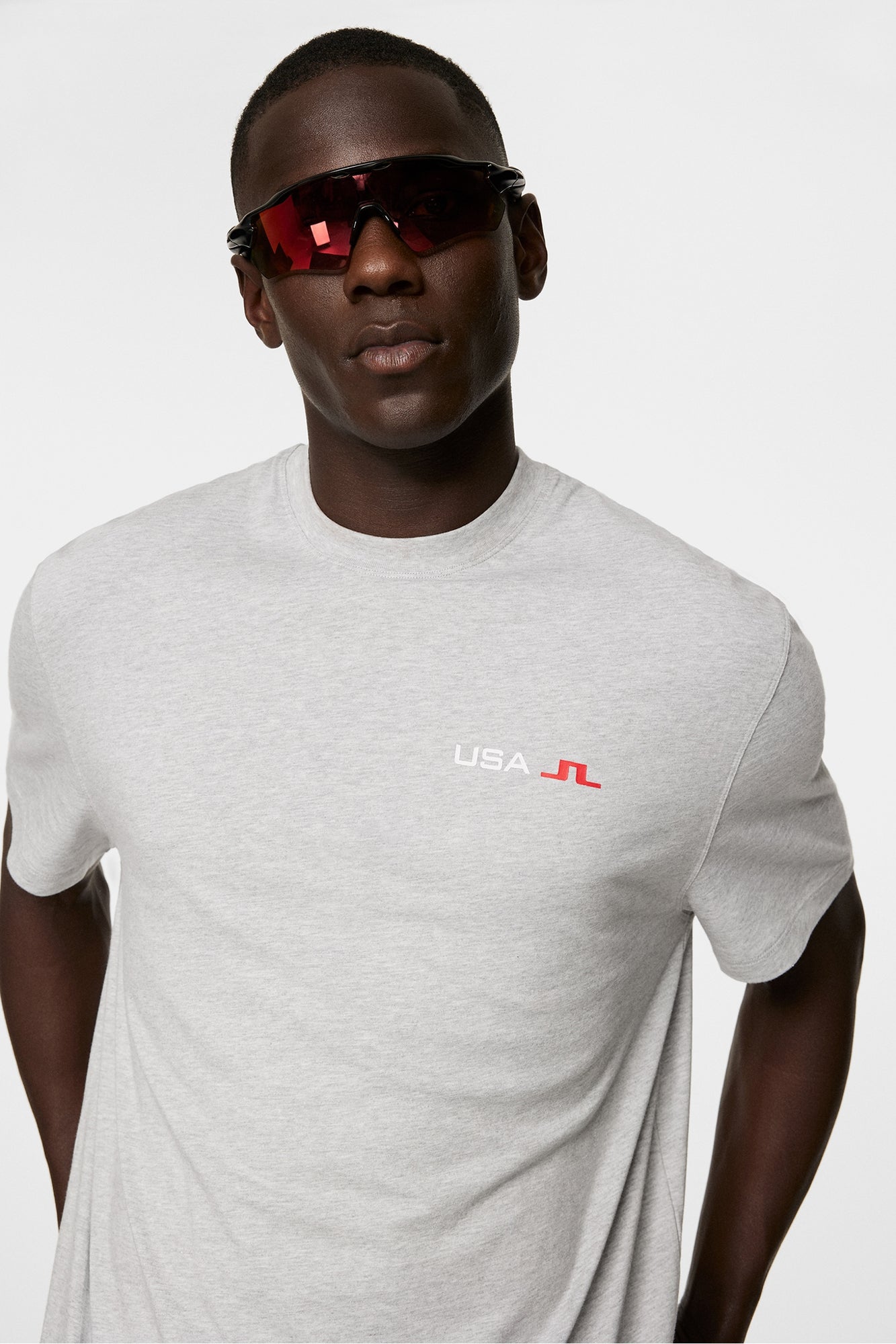 Men | Elie Unisex T-Shirt | Light Grey Melange