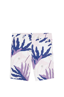 Men | Eloy Print Shorts | Paradise Monstera Pink