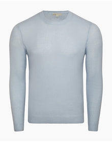 Men | Featherweight Cashmere Sweater | Soft Sky