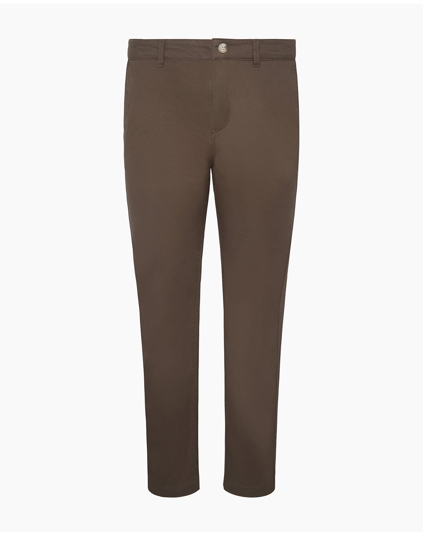 Men | Flat Front Stretch Chino Pant | Chestnut