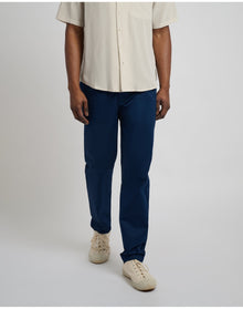 Men | Garment Dye Cotton Drawstring Pant | Deep Navy
