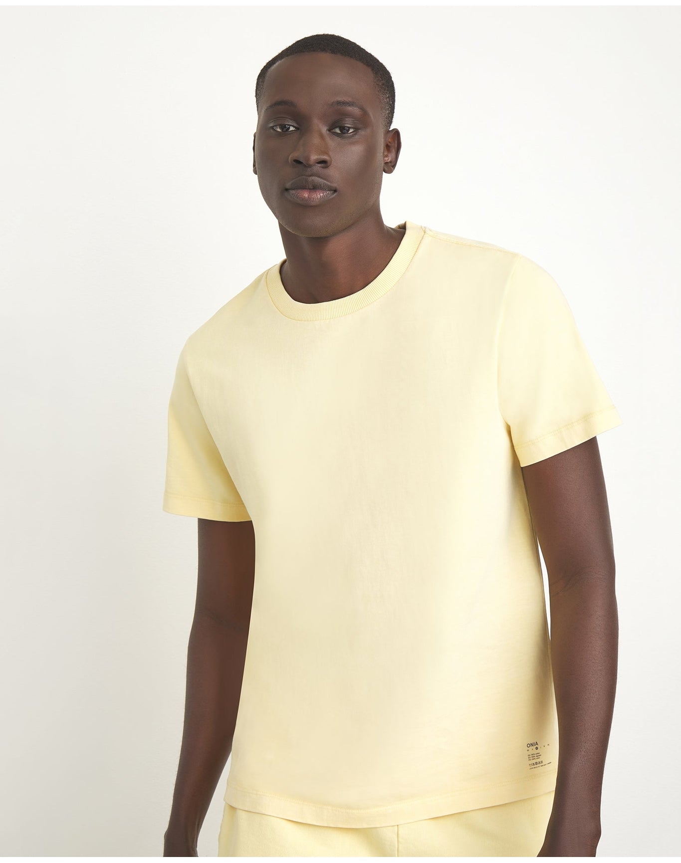 Men | Garment Dye Jersey Crew Neck Tee | Lilac