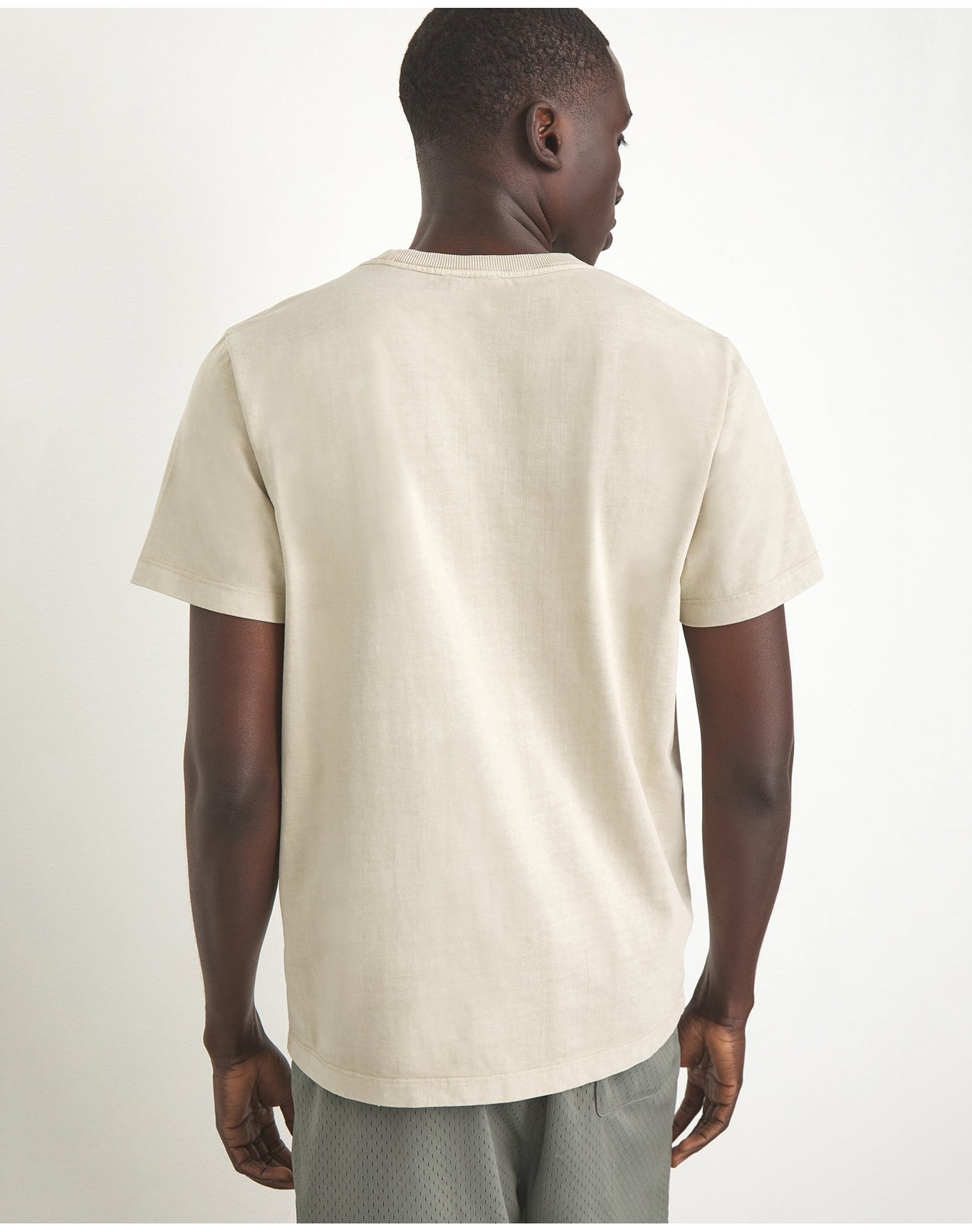 Men | Garment Dye Jersey Crew Neck Tee | Lilac