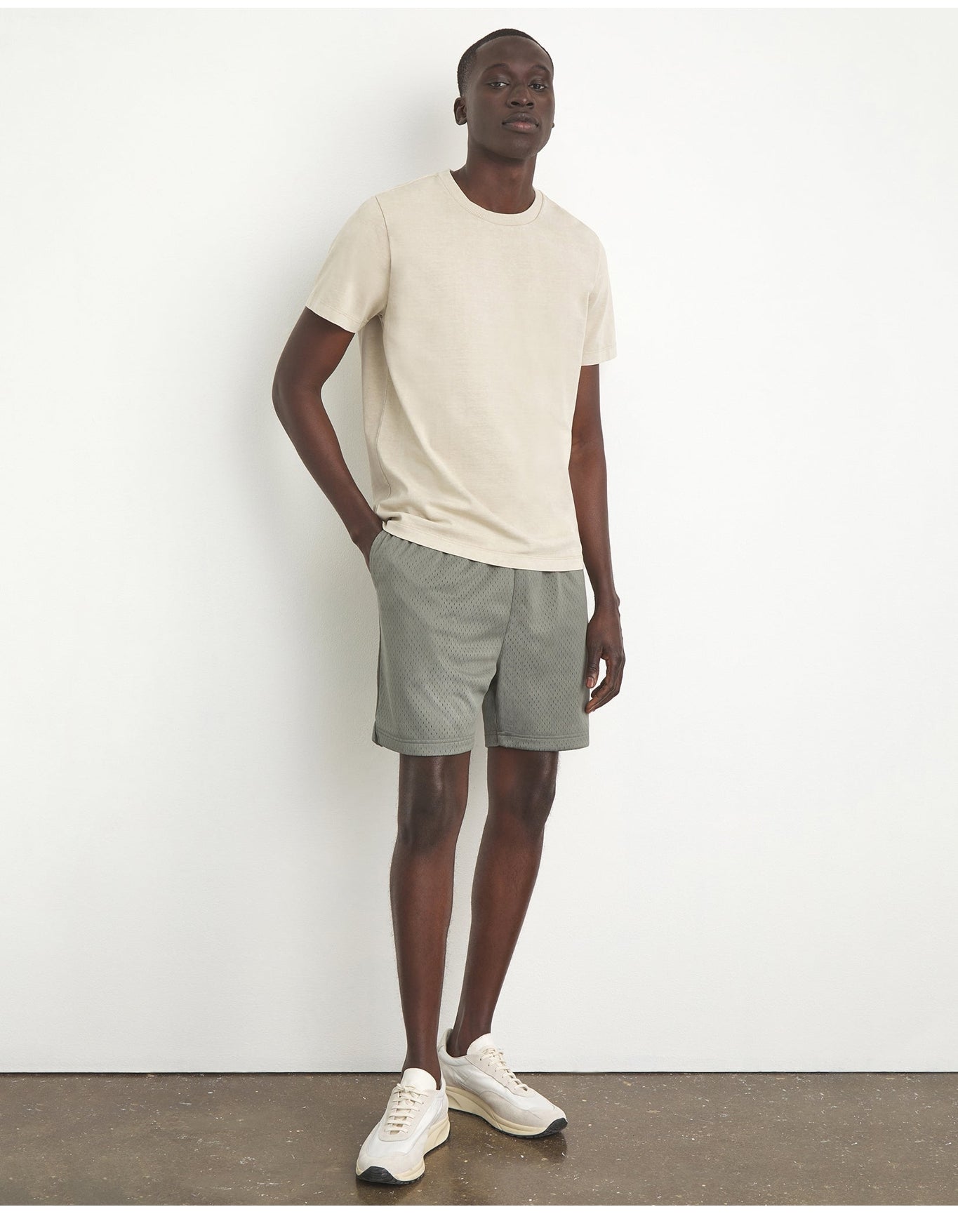 Men | Garment Dye Jersey Crew Neck Tee | Lilac