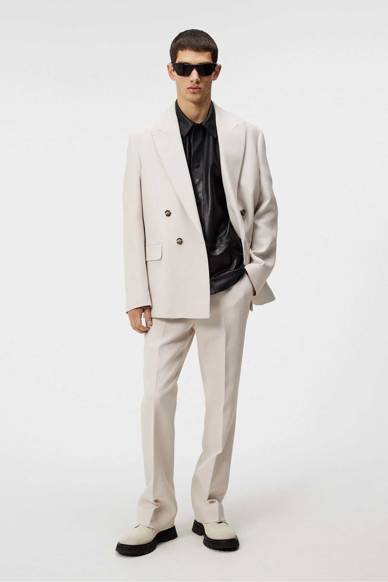 Men | Gomor Double Weave Pants | Moonbeam