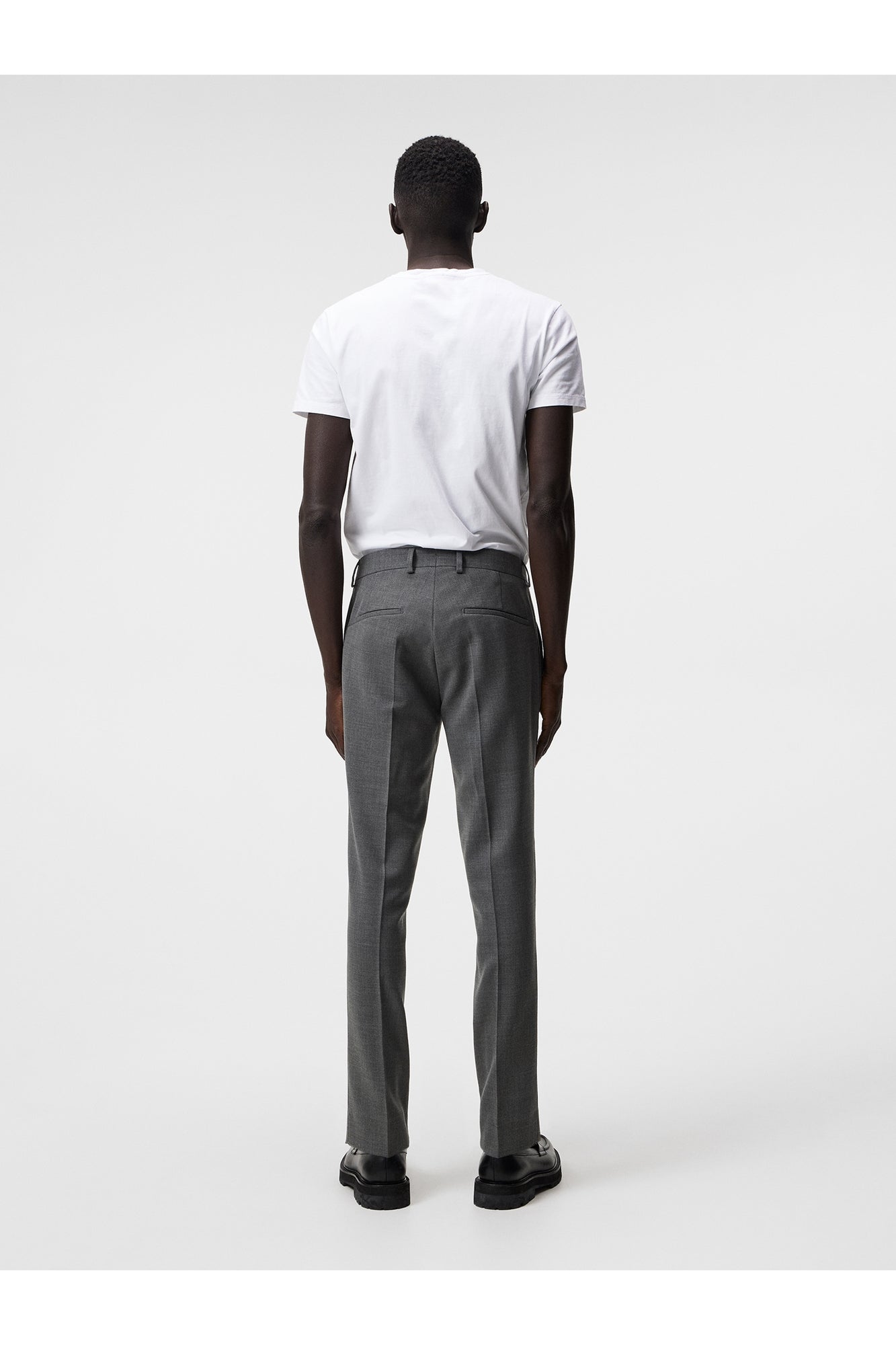 Men | Grant Active Hopsack Pants | Grey Melange