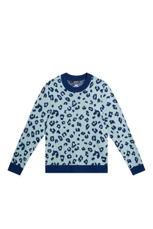 Men | Gus Jacquard Knitted Sweater | Savanna Estate Blue