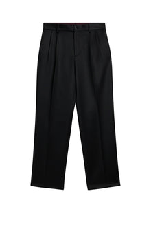 Men | Haij Double Pleat Pants | Black