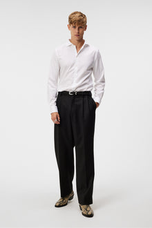 Men | Haij Double Pleat Pants | Black
