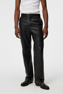 Men | Haij Leather Pants | Black