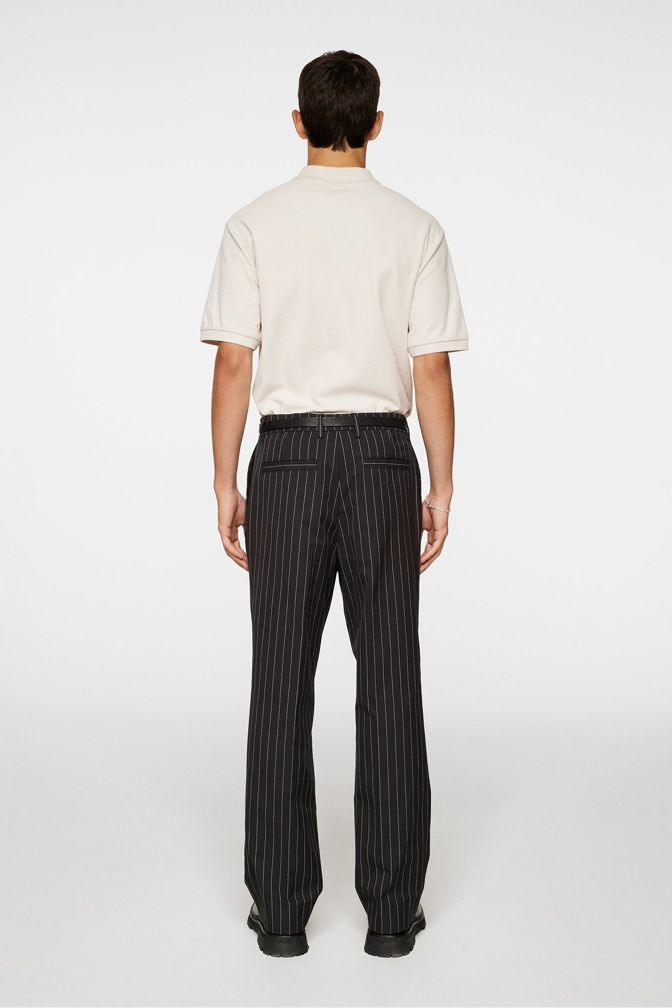 Men | Haij Pin Stripe Pants | Black