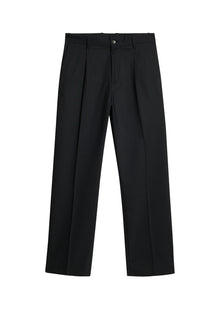Men | Haij Pleated Twill Pants | Black