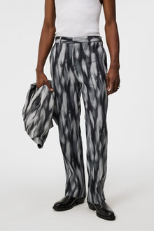 Men | Haij Printed Linen Mix | Black