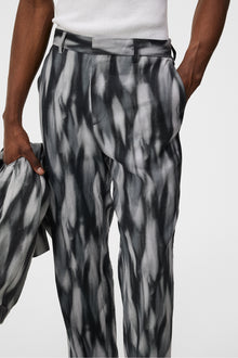 Men | Haij Printed Linen Mix | Black