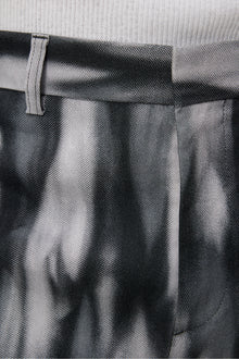 Men | Haij Printed Linen Mix | Black