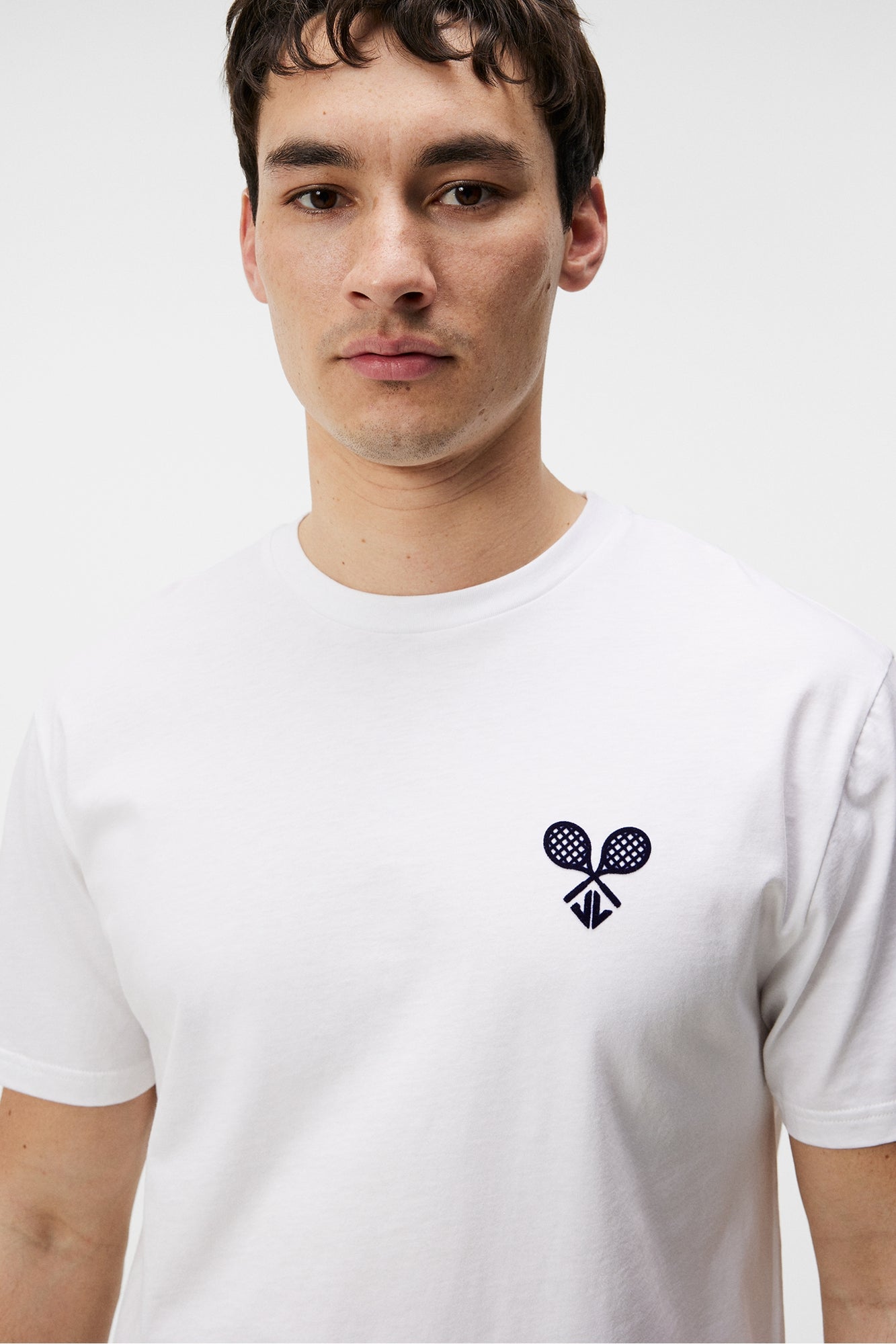 Men | Hale Logo Patch T-Shirt | White