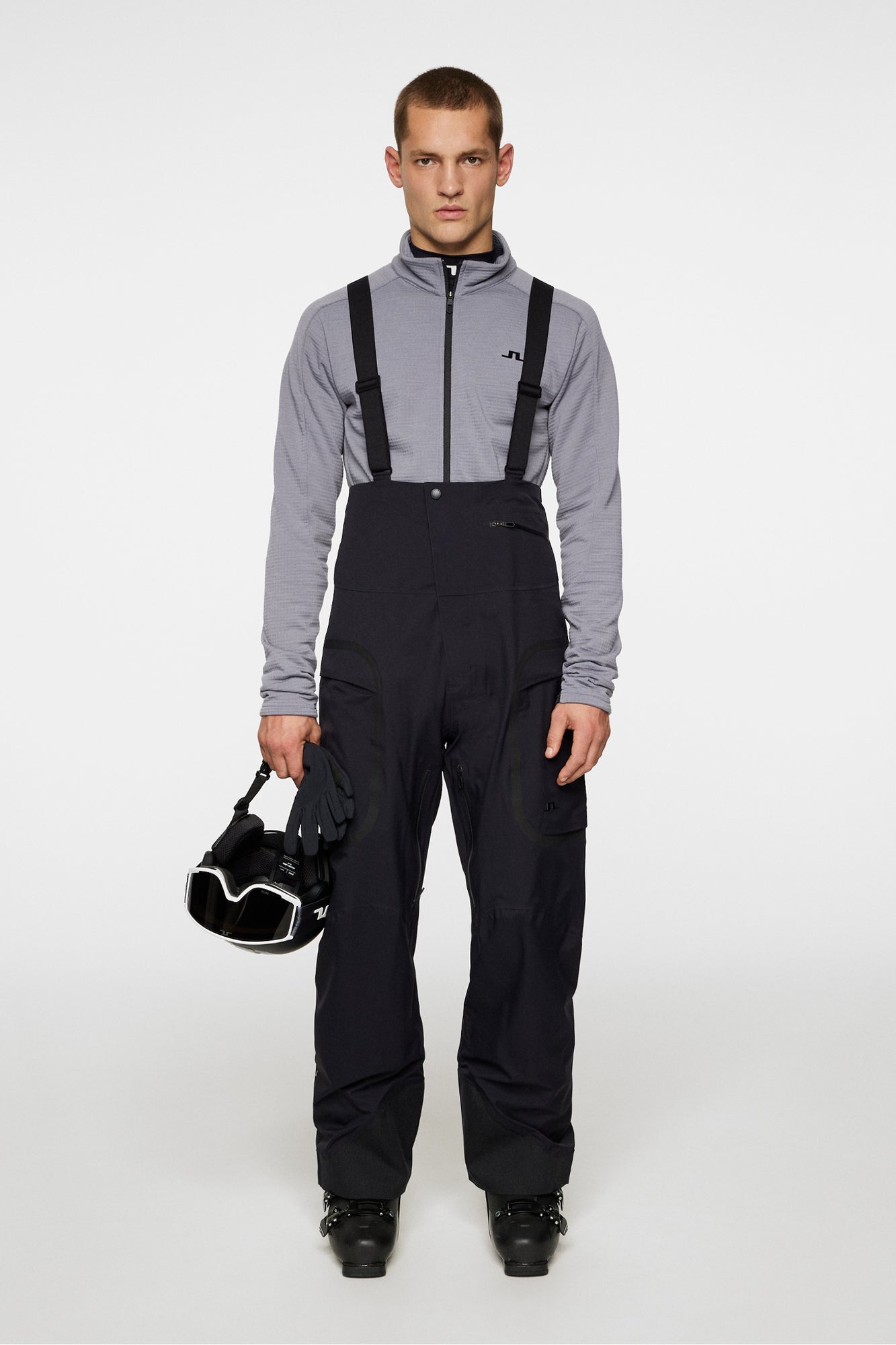 Men | High Grounds Shell Bib Pants | Black