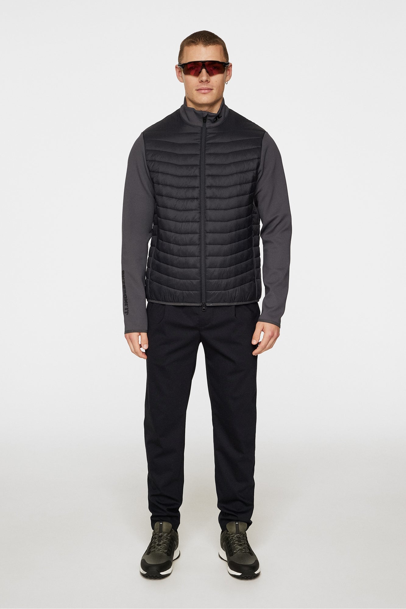 Men | Holden Quilt Hybrid Jacket | Asphalt