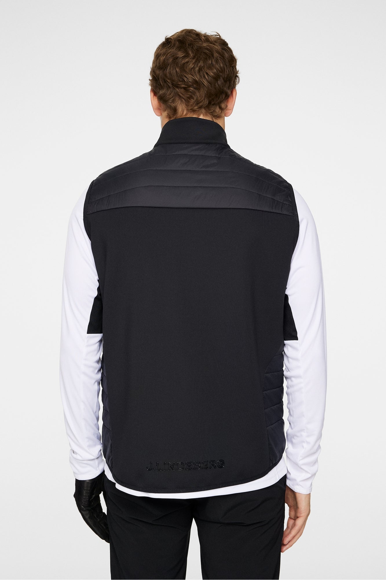 Men | Holden Quilt Hybrid Vest | Black