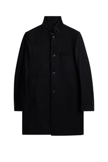 Men | Holger Melton Coat | Black