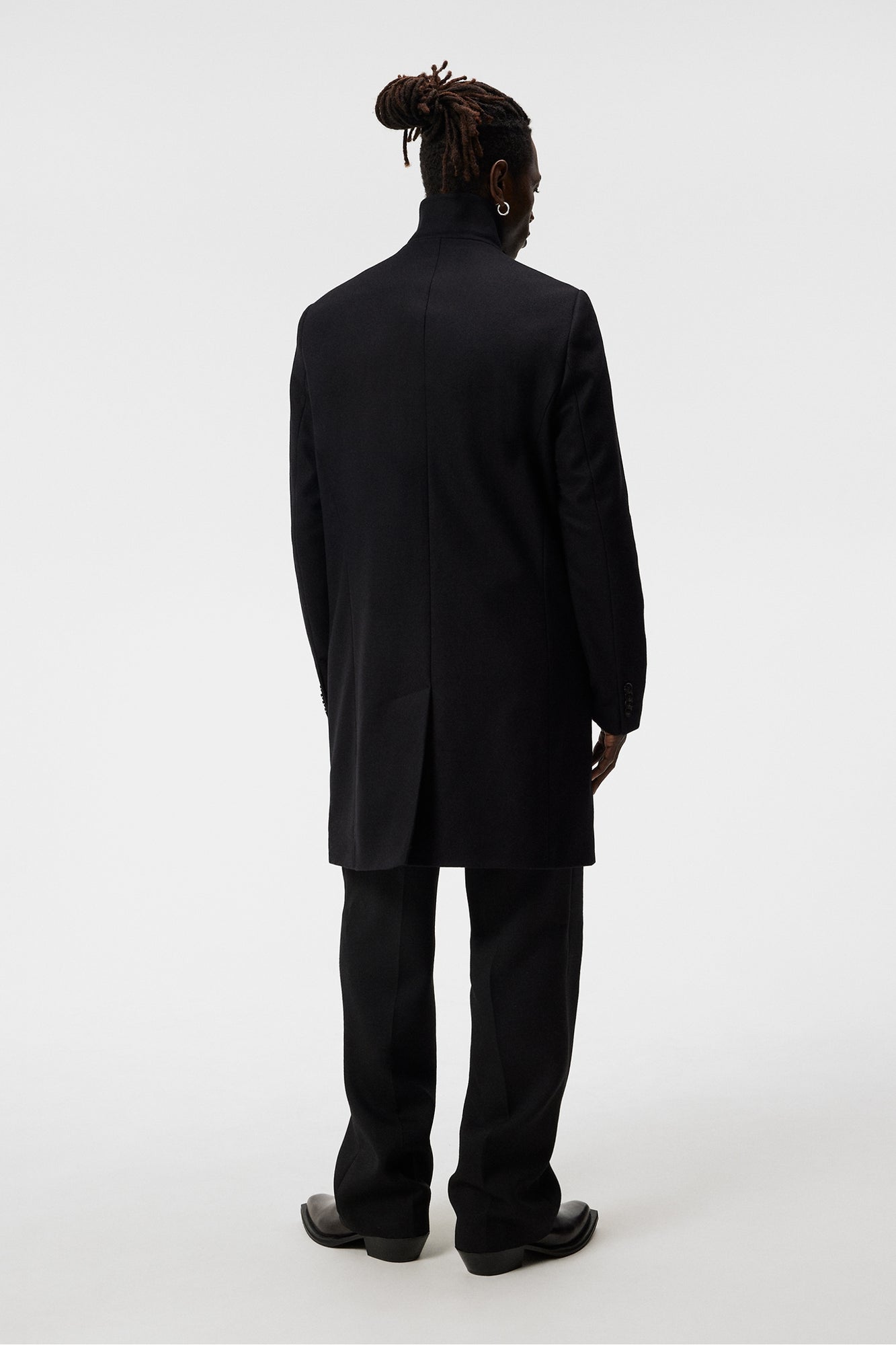 Men | Holger Melton Coat | Black