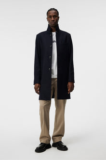 Men | Holger Melton Coat | JL Navy