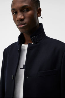 Men | Holger Melton Coat | JL Navy