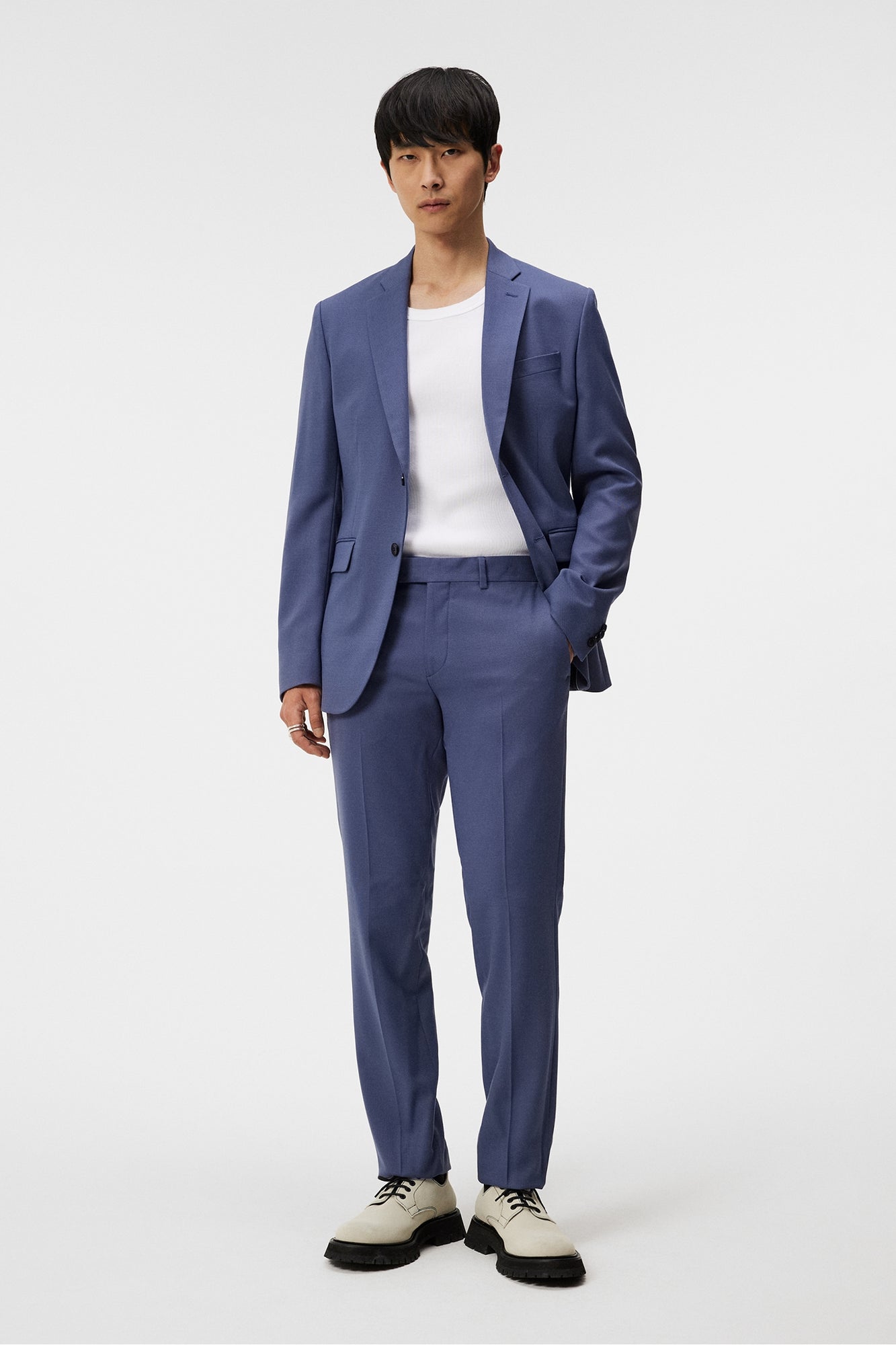 Men | Hopper U Active Hopsack Blazer | Bijou Blue