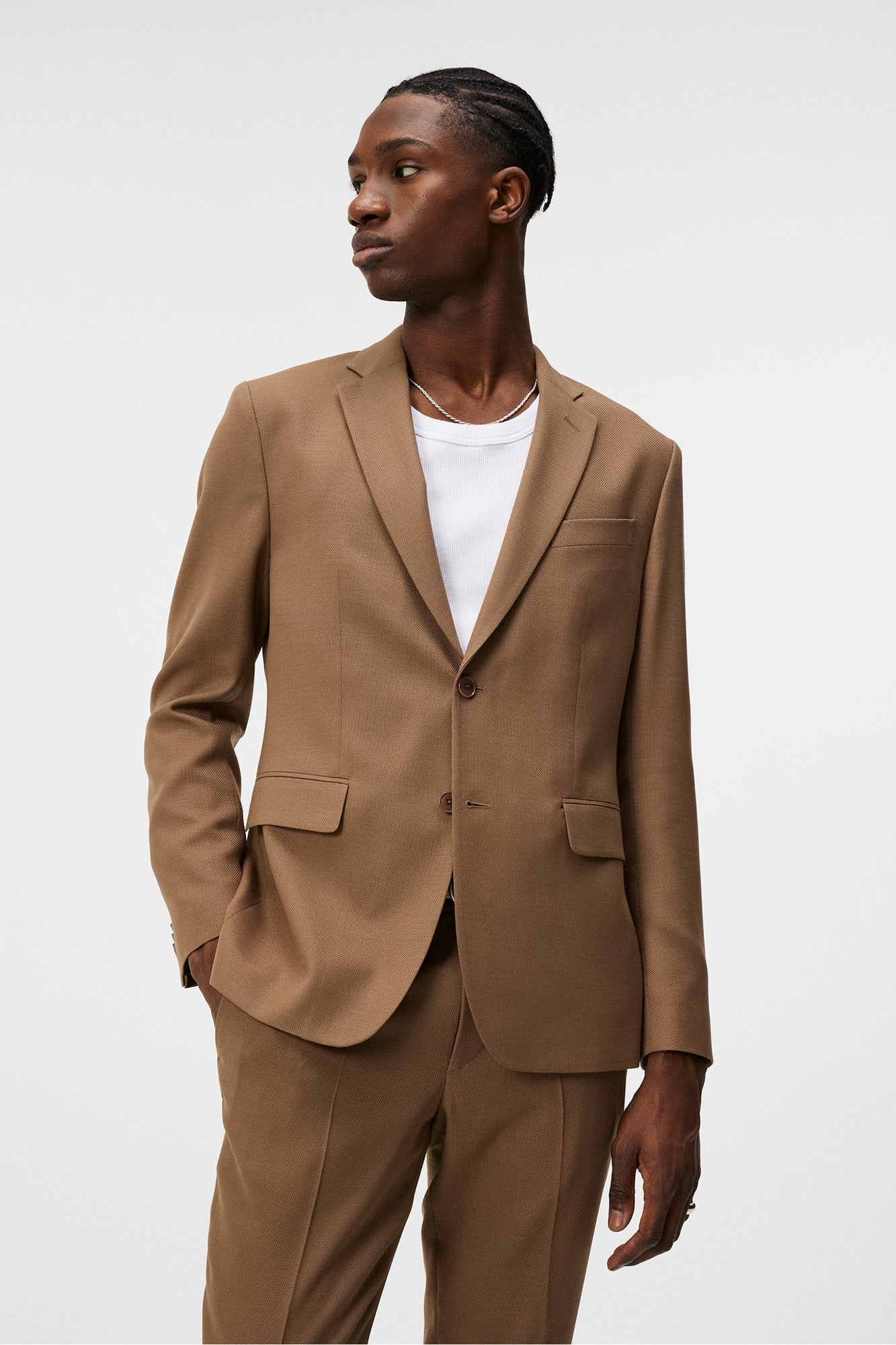 Men | Hopper U Active Hopsack Blazer | Walnut