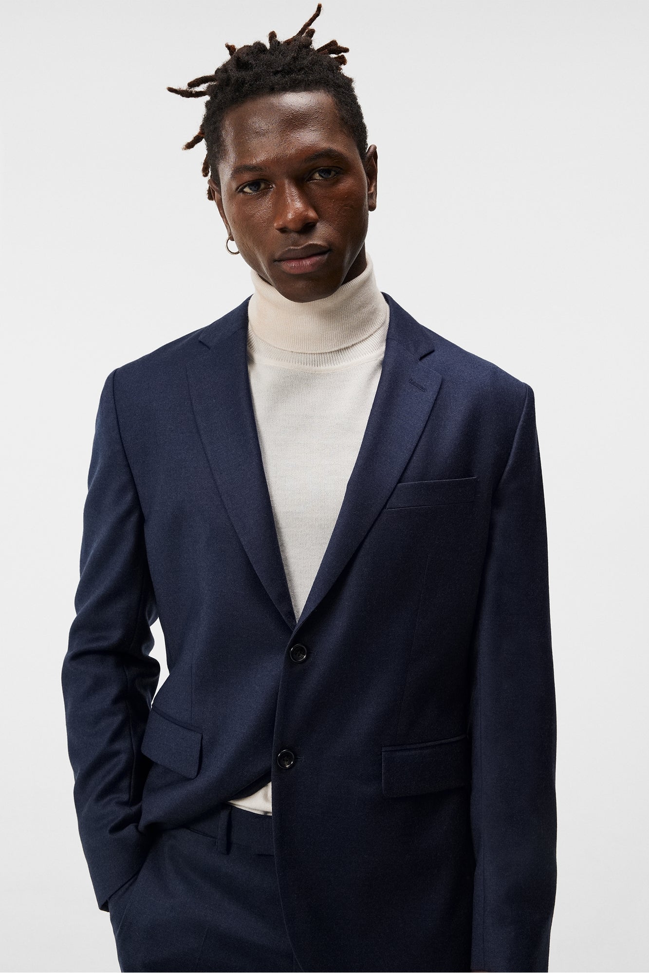 Men | Hopper U Str Flannel Blazer | JL Navy