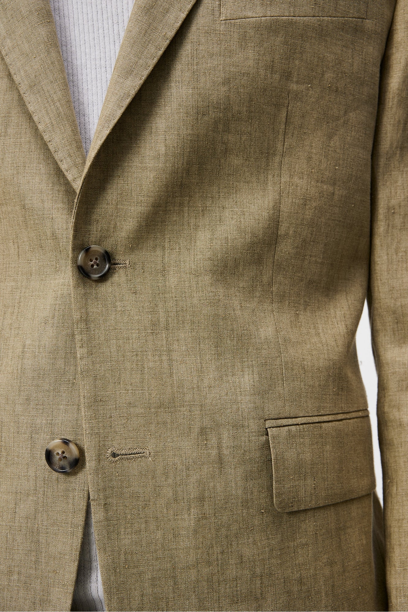 Men | Hopper U Super Linen Blazer | Aloe