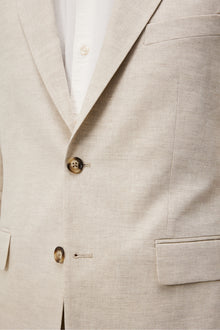 Men | Hopper U Super Linen Blazer | Moonbeam