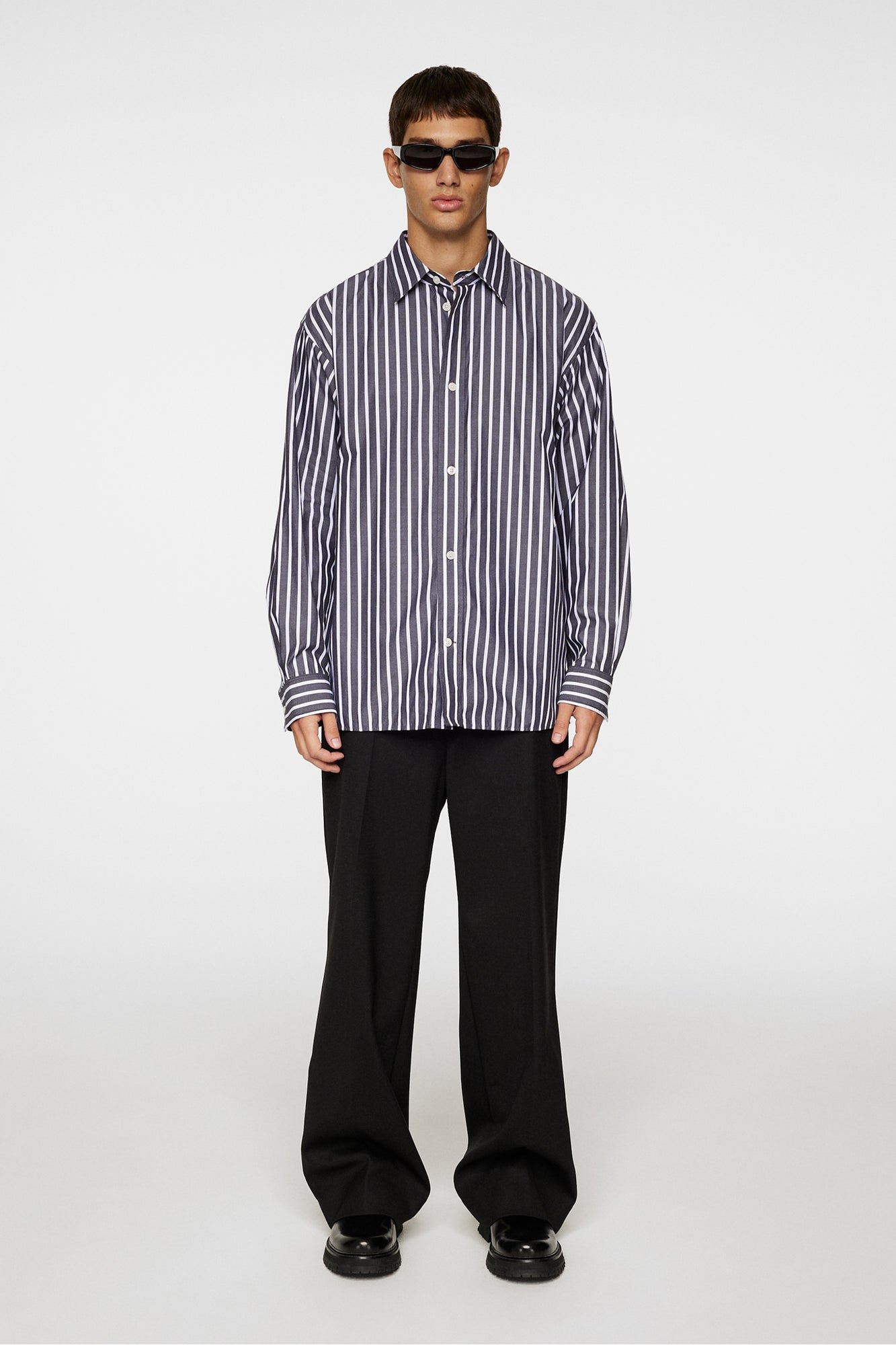 Men | Howard Bold Yd Stripe Shirt | Black