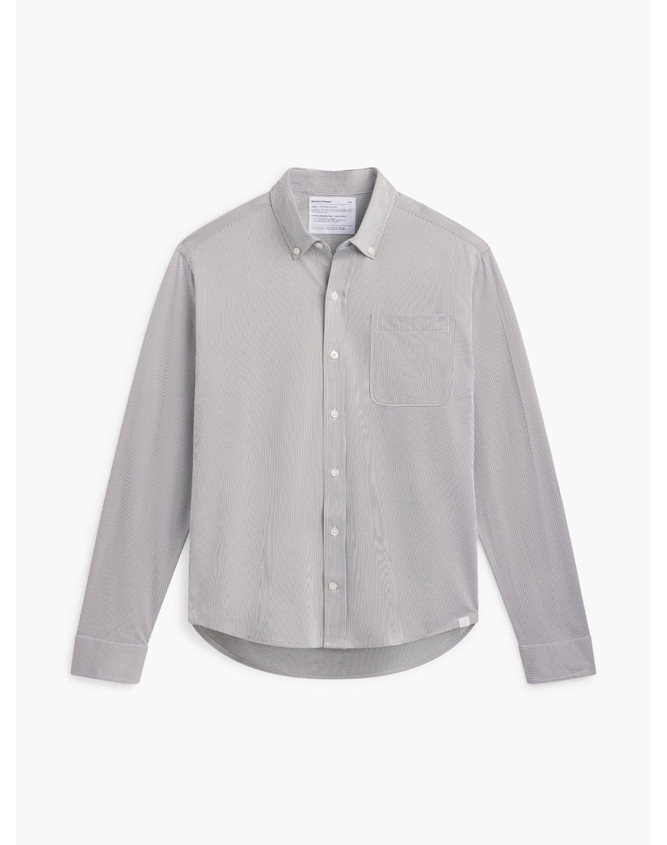 Men | Hybrid Button | Olive Stripe