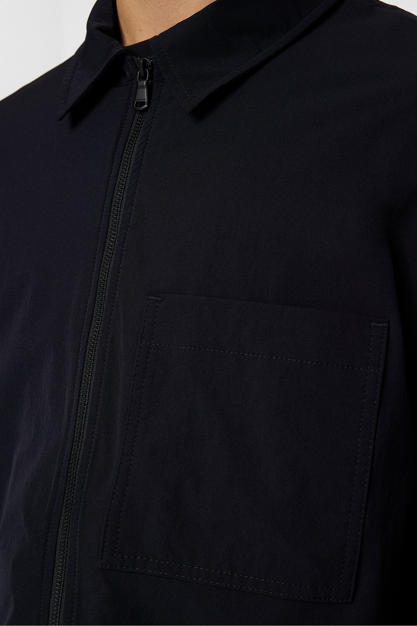 Men | Jake Zipped Overshirt | JL Navy