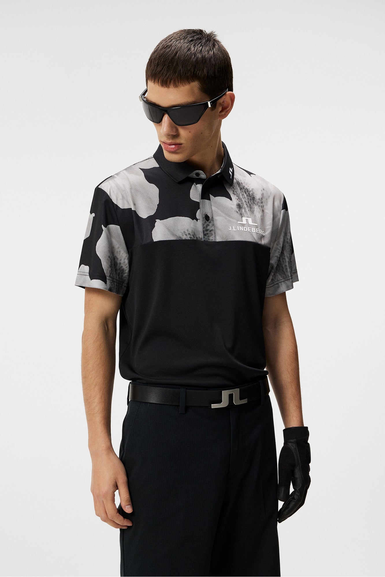 Men | Jeff Tour Golf Polo | Black