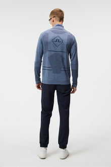 Men | Jimmy Seamless Mid Layer | Estate Blue Melange