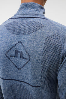Men | Jimmy Seamless Mid Layer | Estate Blue Melange