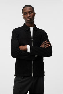 Men | Jonah Suede Overshirt | Black