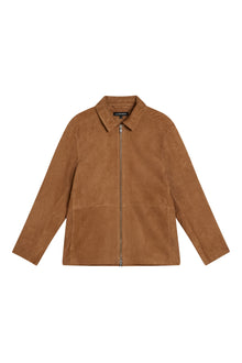 Men | Jonah Suede Overshirt | Chipmunk