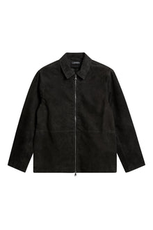 Men | Jonah Wr Suede Overshirt | Washed Black