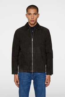Men | Jonah Wr Suede Overshirt | Washed Black