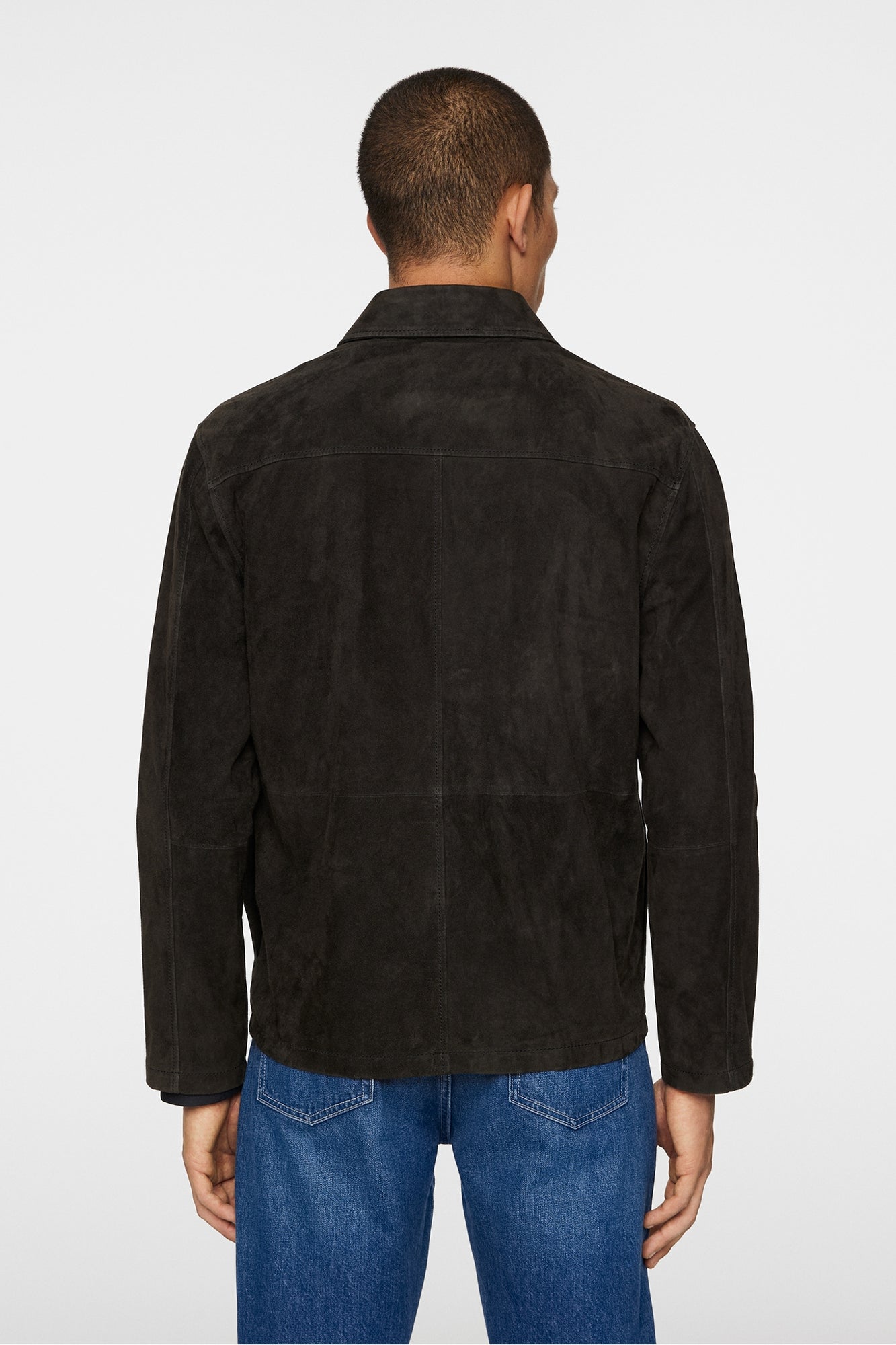 Men | Jonah Wr Suede Overshirt | Washed Black